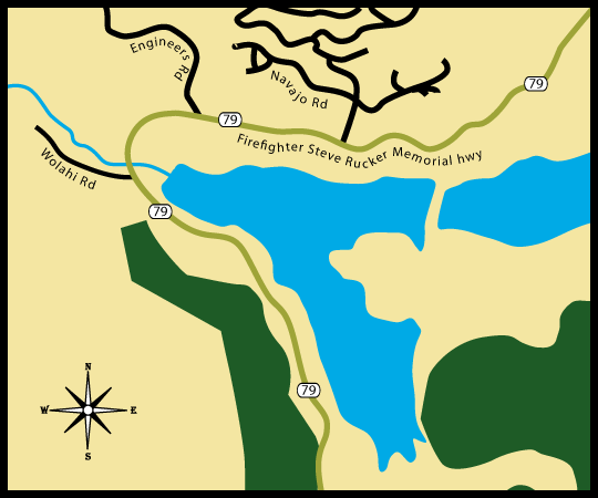 Lake Cuyamaca Map Information